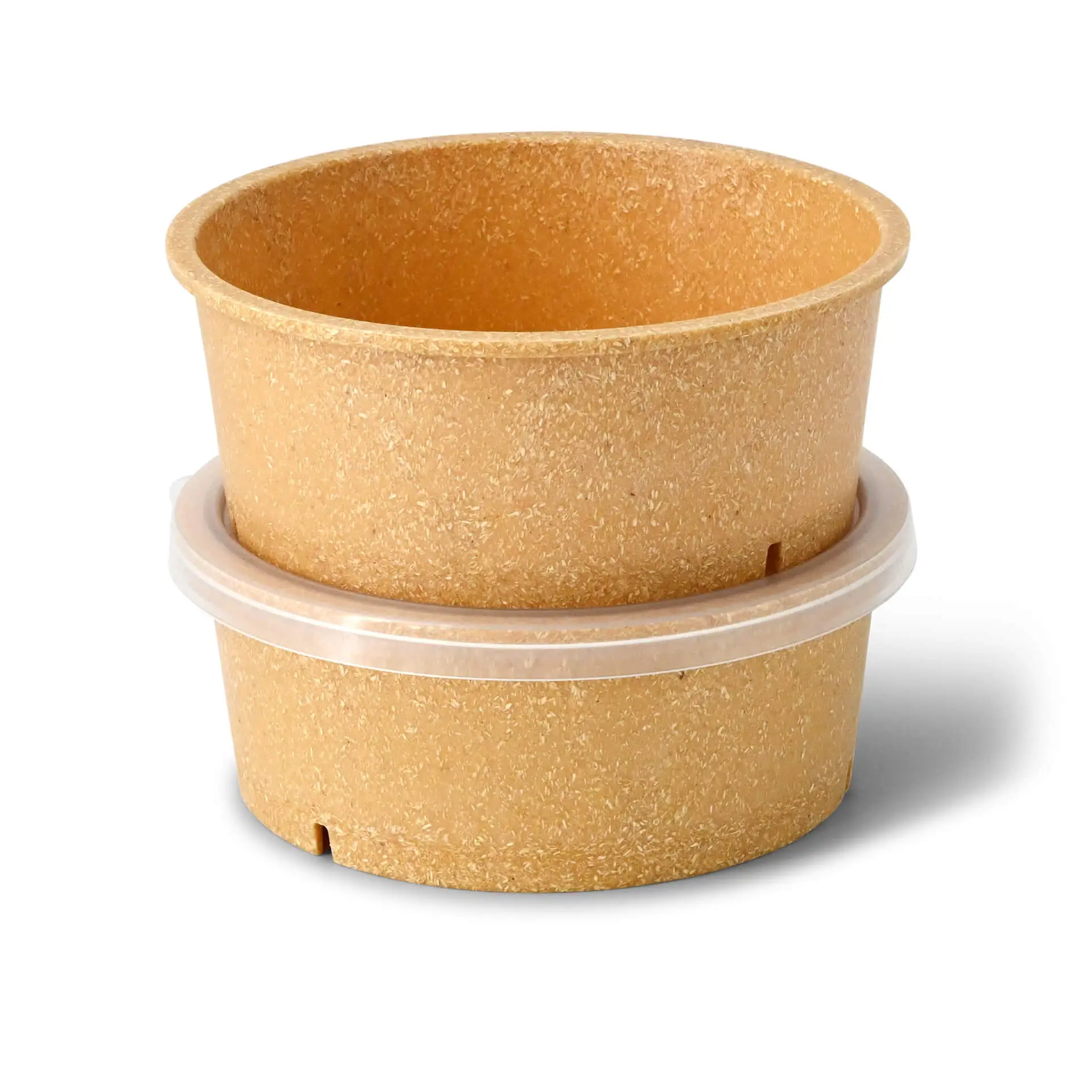 | 2 VOOR 1 | Herbruikbare schaaltjes "merways Bowl" 650 ml, Ø 150 mm, caramel / bruin