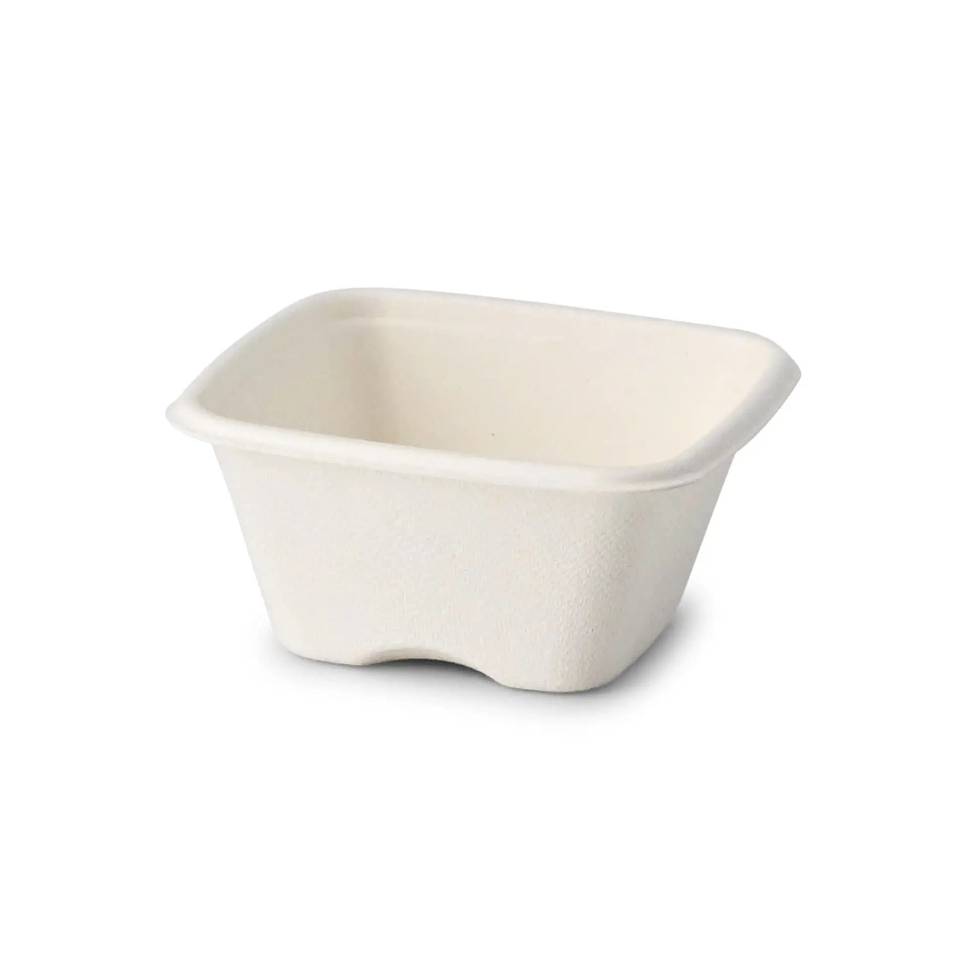 Suikerriet portiebeker 100 ml, 80 x 80 x 37 mm, vierkant