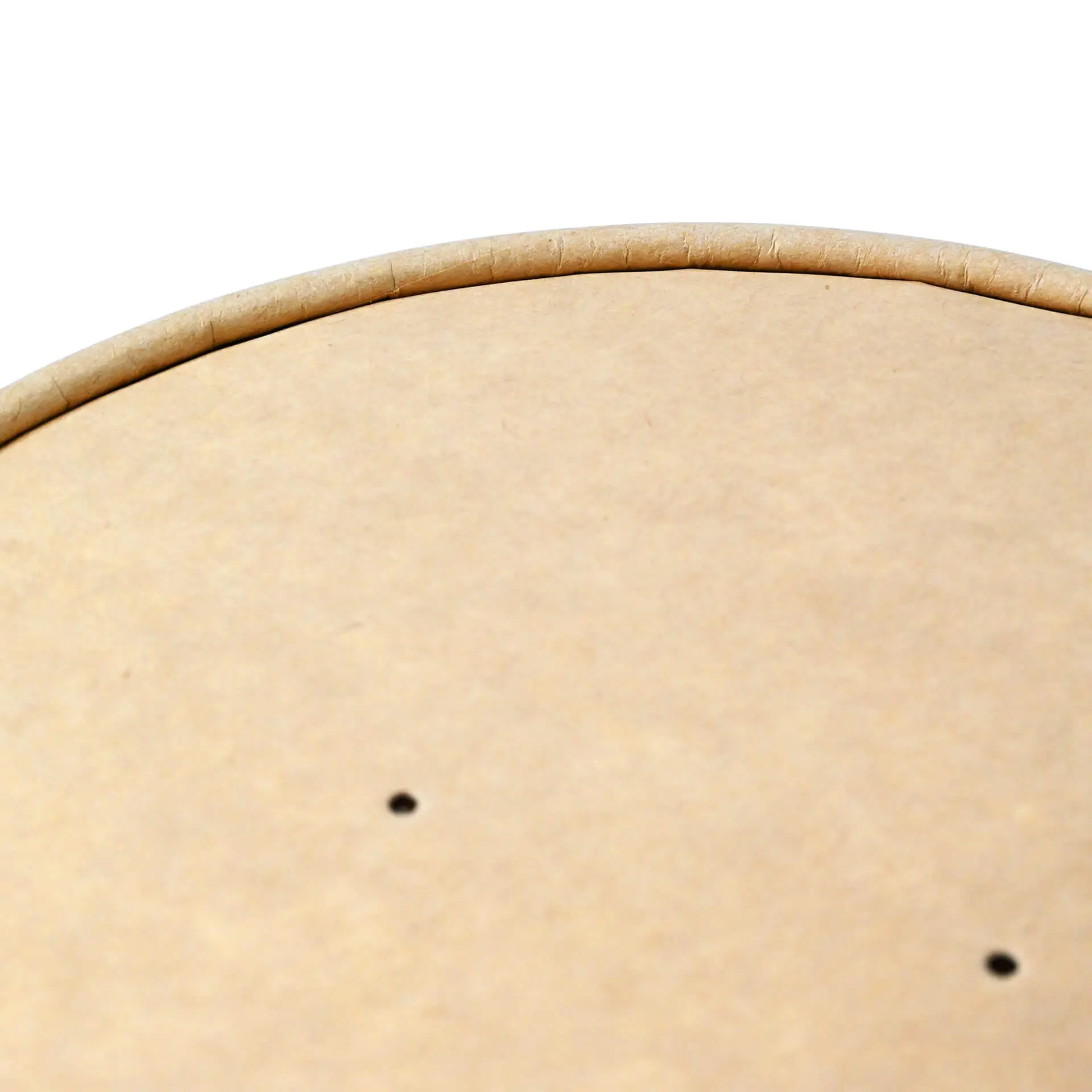 Kartonnen deksel met membraan (gecoat) Ø 185 mm, bruin, rond (voor kartonnen schalen) Kartonnen deksel met membraan (gecoat) Ø 185 mm, bruin, rond (voor kartonnen schalen)