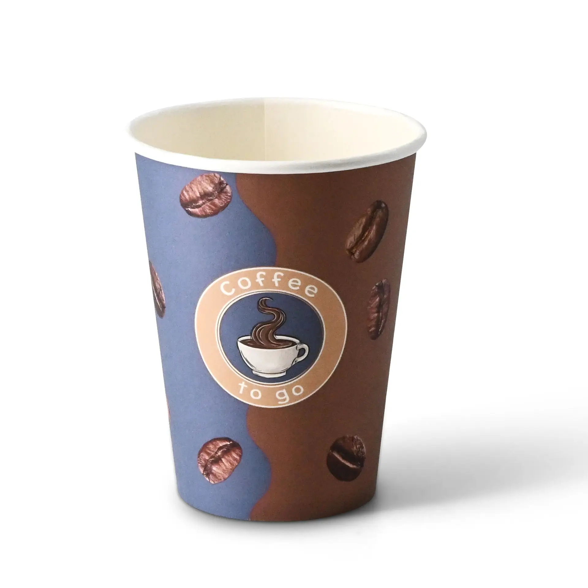 Bedrukte papieren bekers "Koffie" 300 ml / 12 oz, Ø 90 mm dhd045541-pappbecher-bedruckt-kaffee-300-ml-12-oz-90-mm-1