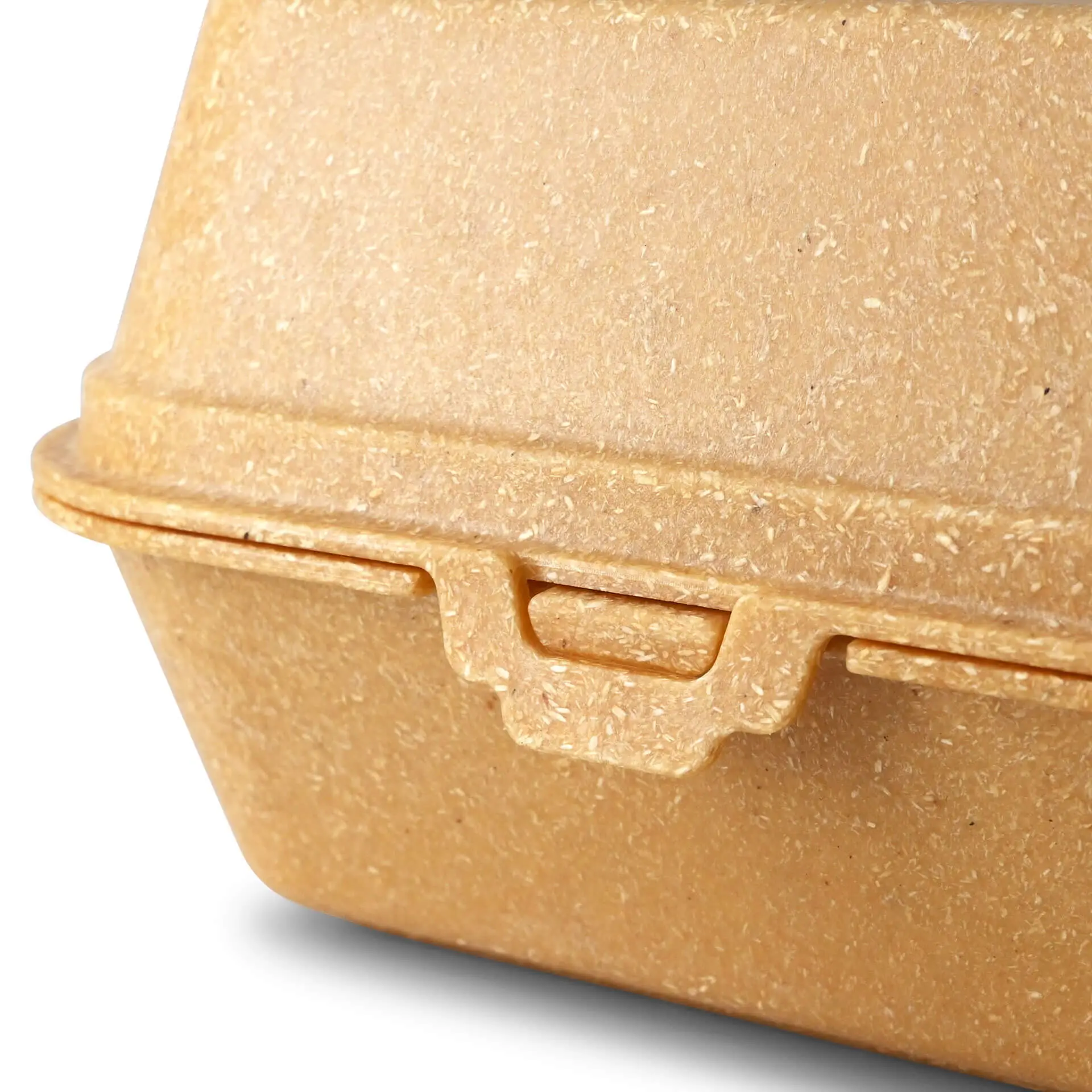 Herbruikbare burger-boxen "merways Box" 16 x 15 x 8,5 cm, karamel / bruin Herbruikbare burger-boxen "merways Box" 16 x 15 x 8,5 cm, karamel / bruin