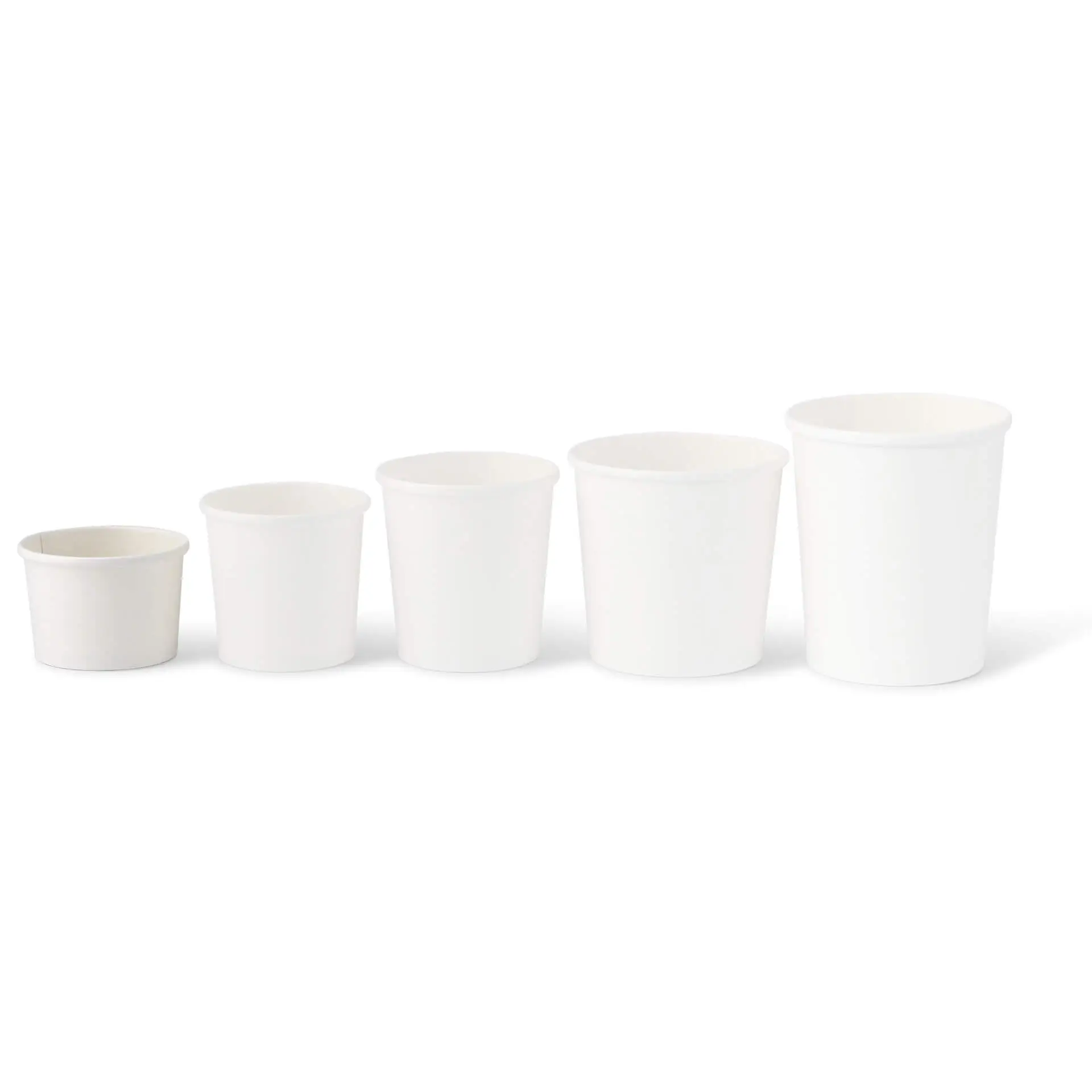 Soepbeker to go van karton (Premium) 200 ml / 8 oz, Ø 90 mm, wit, bio-gecoat