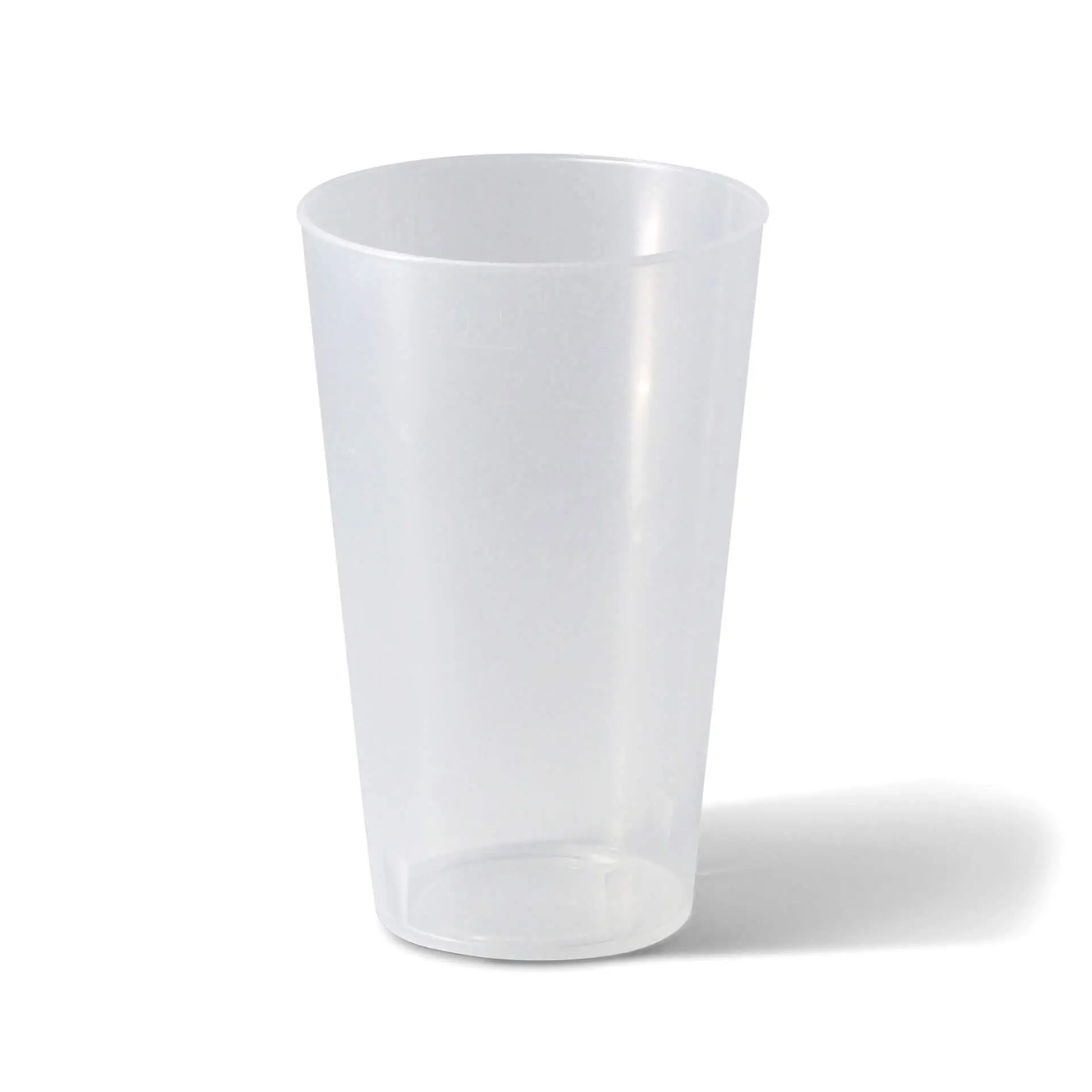 Herbruikbare bekers 400 ml, transparant, Ø 85 mm, PP