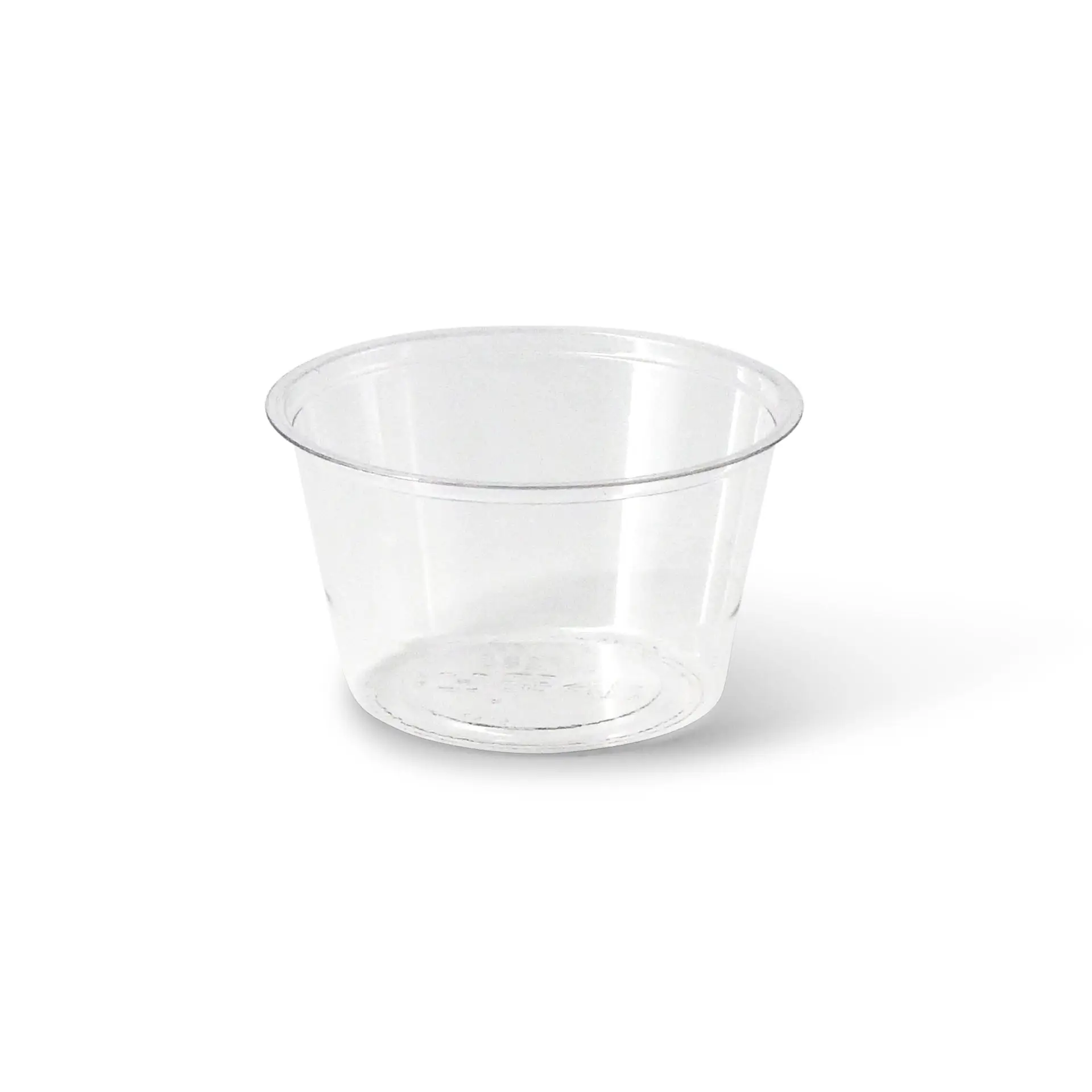 PLA cup 80 ml / 3 oz, Ø 70 mm, transparant