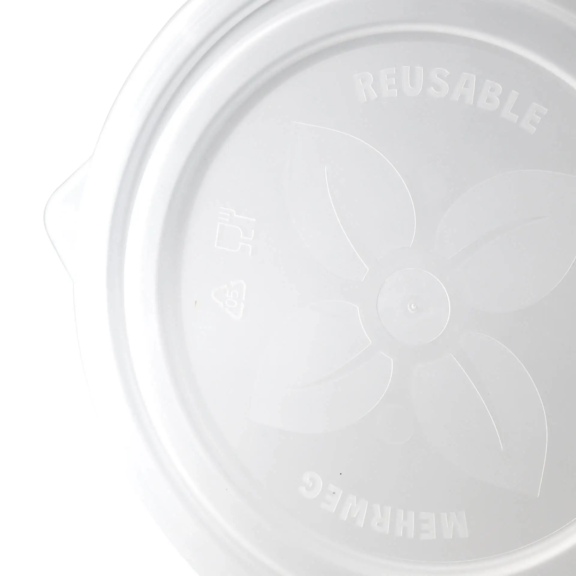 Herbruikbaar deksel "merways Bowl" Ø 150 mm, PP, transparant dfc00815-mehrwegdeckel-merways-bowl-150-mm-pp-transparent-2