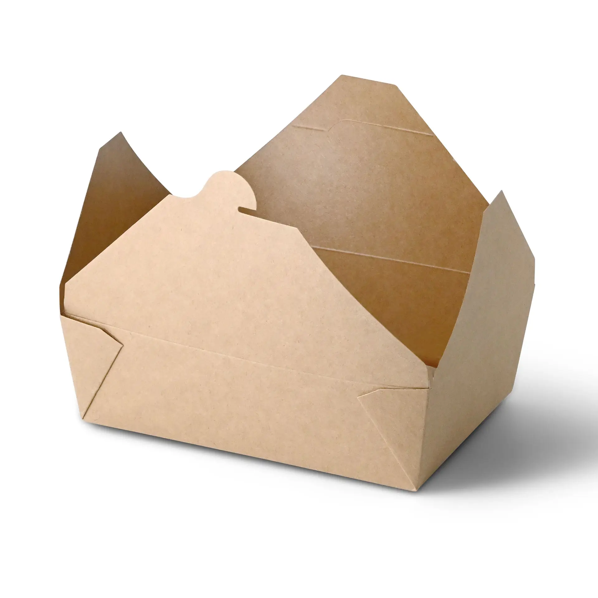 Kartonnen doos take away 1500 ml, bruin