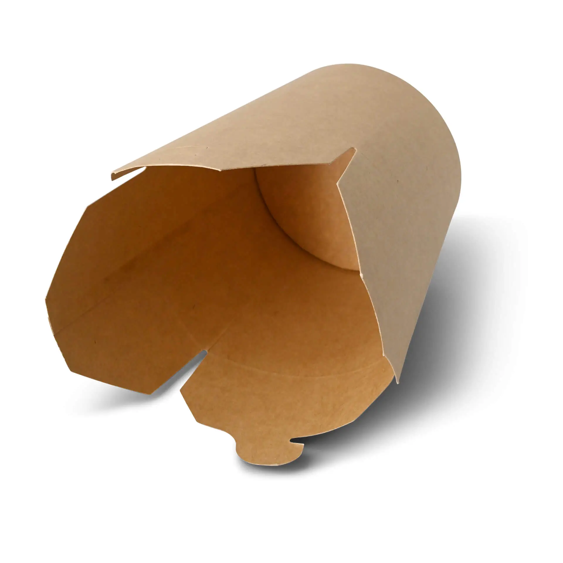 Kartonnen noedelboxen / Aziatische boxen (gecoat) 650 ml, bruin