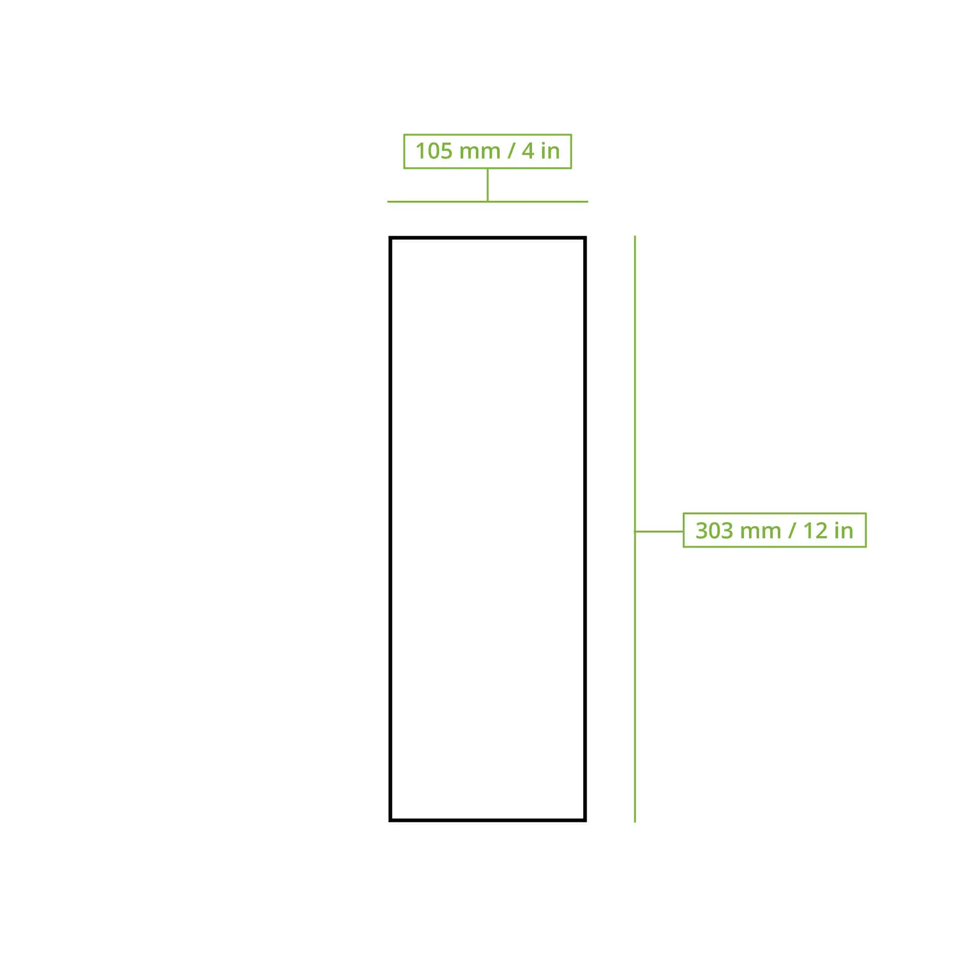 Wrap bag, 10,5 x 30,5 cm, kraft Wrap bag, 10,5 x 30,5 cm, kraft