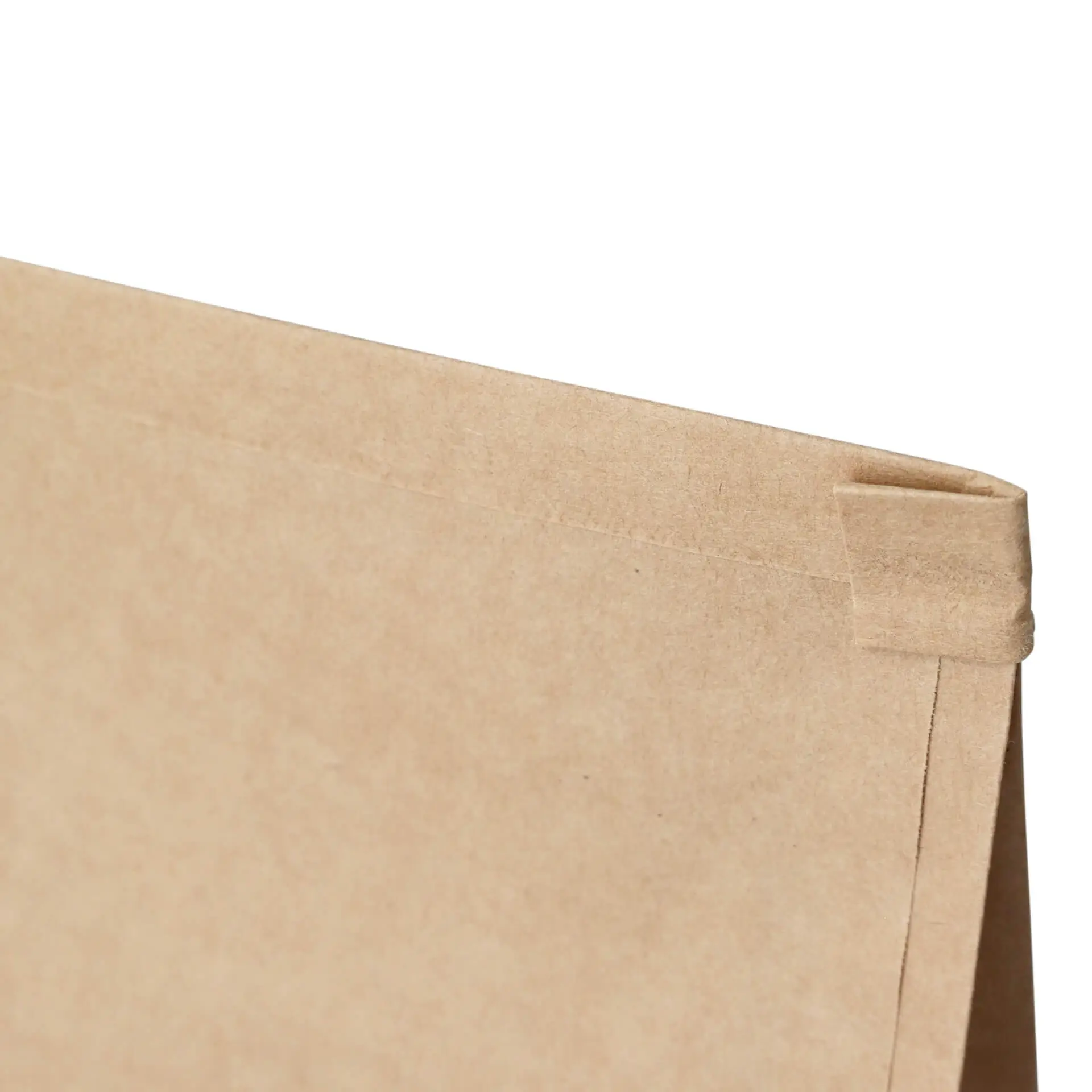 Blokbodemzakken met venster M, 11,5 x 7,2 x 24,6 cm, bruin, clipband