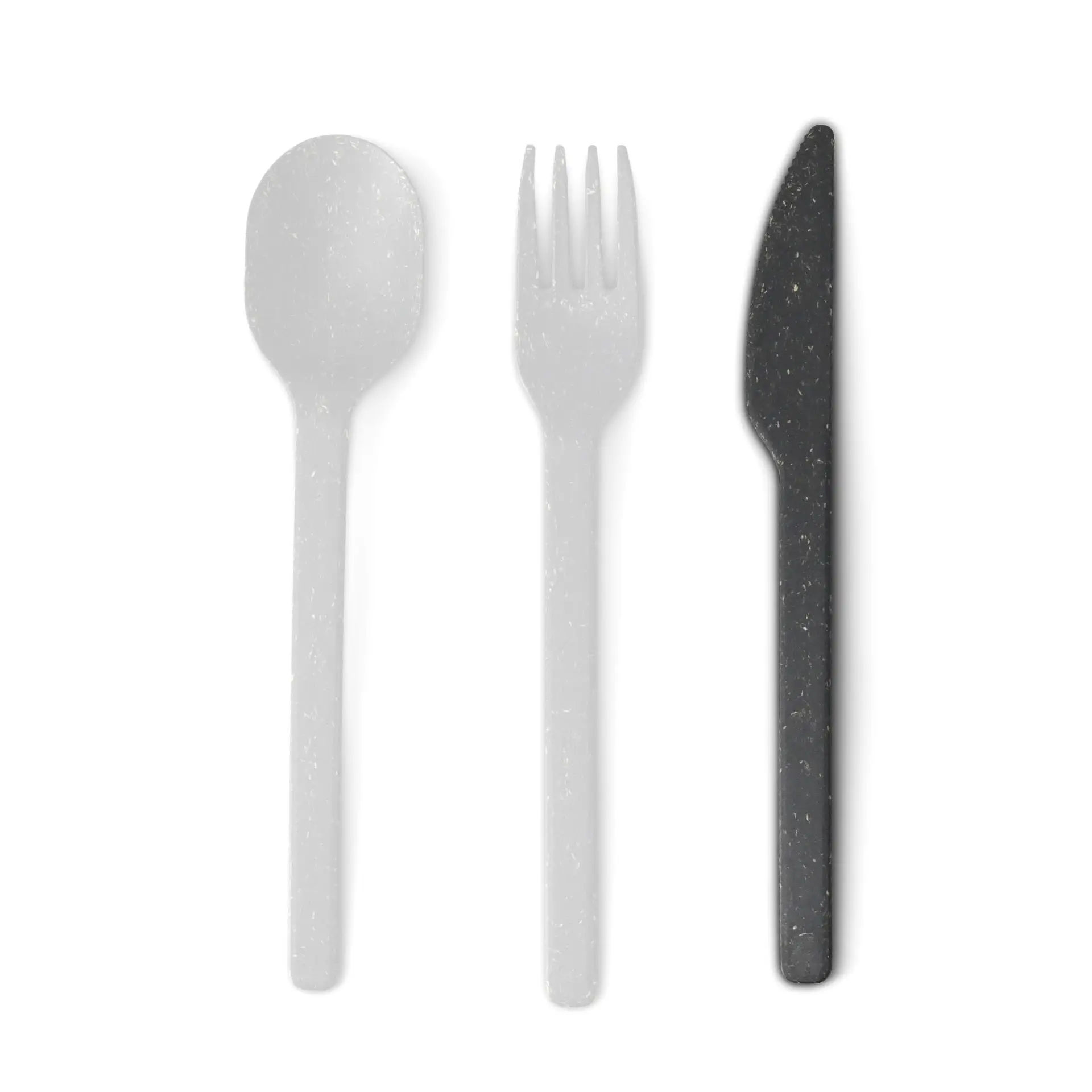 Herbruikbaar mes “merways Cutlery” 18 cm, peper / grijs