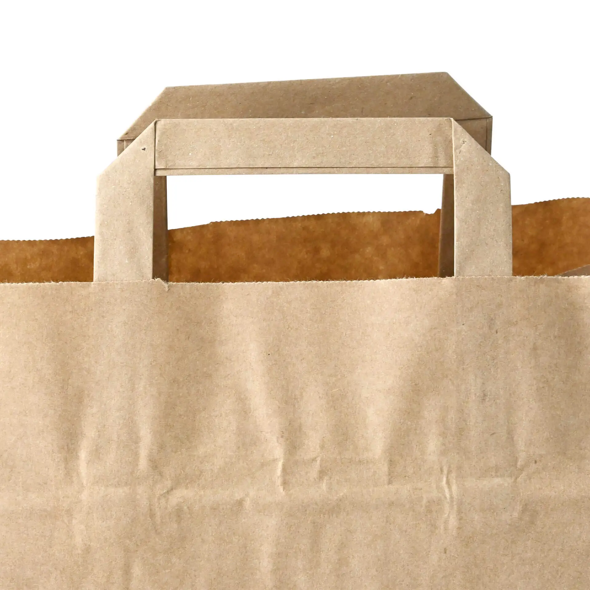 Draagtassen van gerecycled papier (32 × 21 × 27 cm) dse02307-tragetaschen-aus-recyclingpapier-xxl-32-x-21-x-27-cm-braun-breiter-boden-4