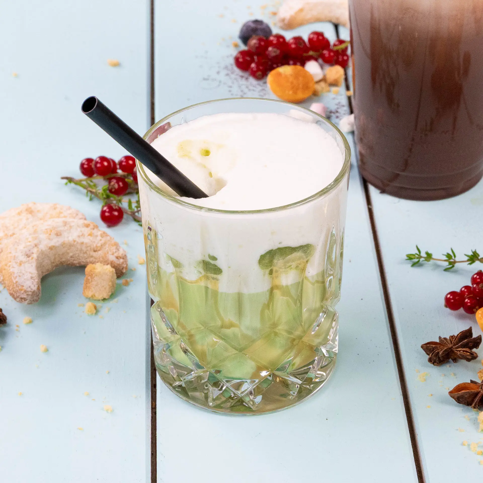 Cocktailrietjes 15 cm, Ø 0,7 cm, zwart, herbruikbaar