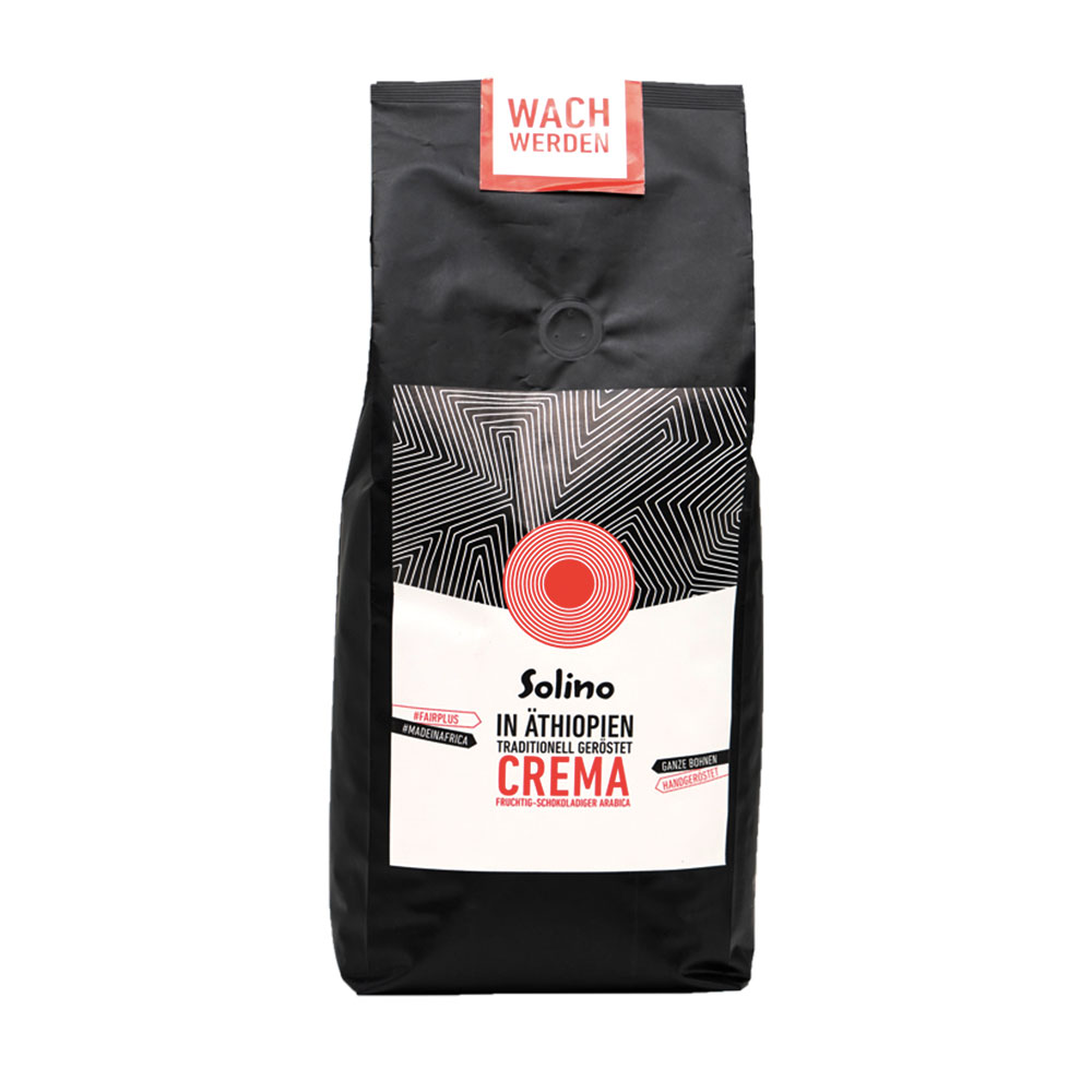 Solino Kaffee Crema "Hochland Arabica" 4 x 1000 g, ganze Bohne
