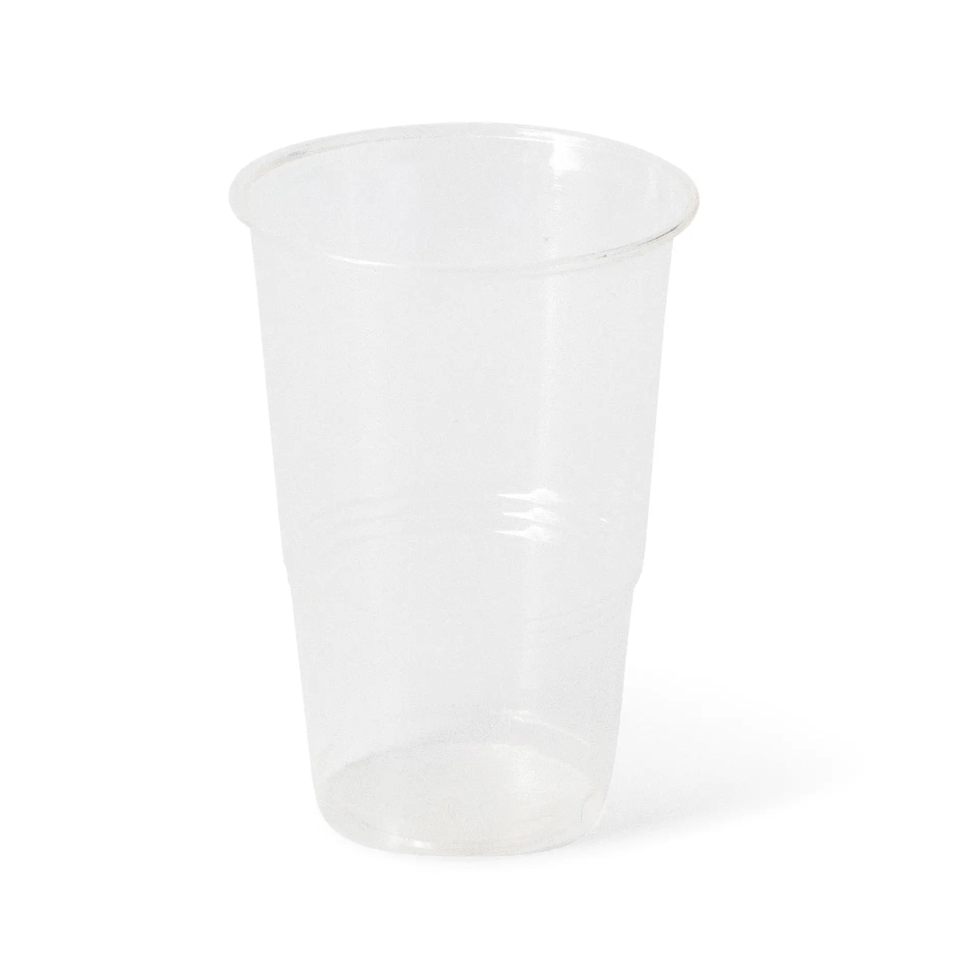 Transparante 10 oz plastic beker van bioplastic (PLA), ontworpen voor koude dranken.
