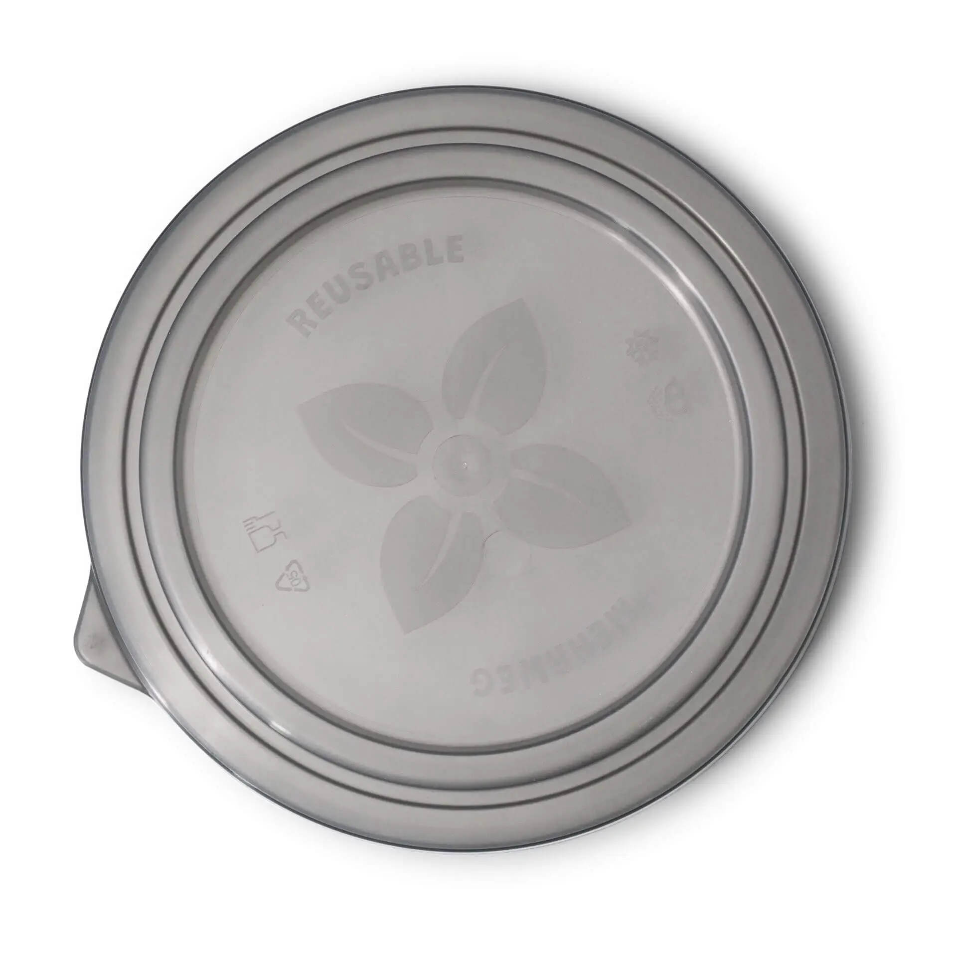 Herbruikbare deksels "merways Bowl", grijs, Ø 185 mm, PP dfc008081-mehrwegdeckel-merways-bowl-185-mm-pp-grau-1