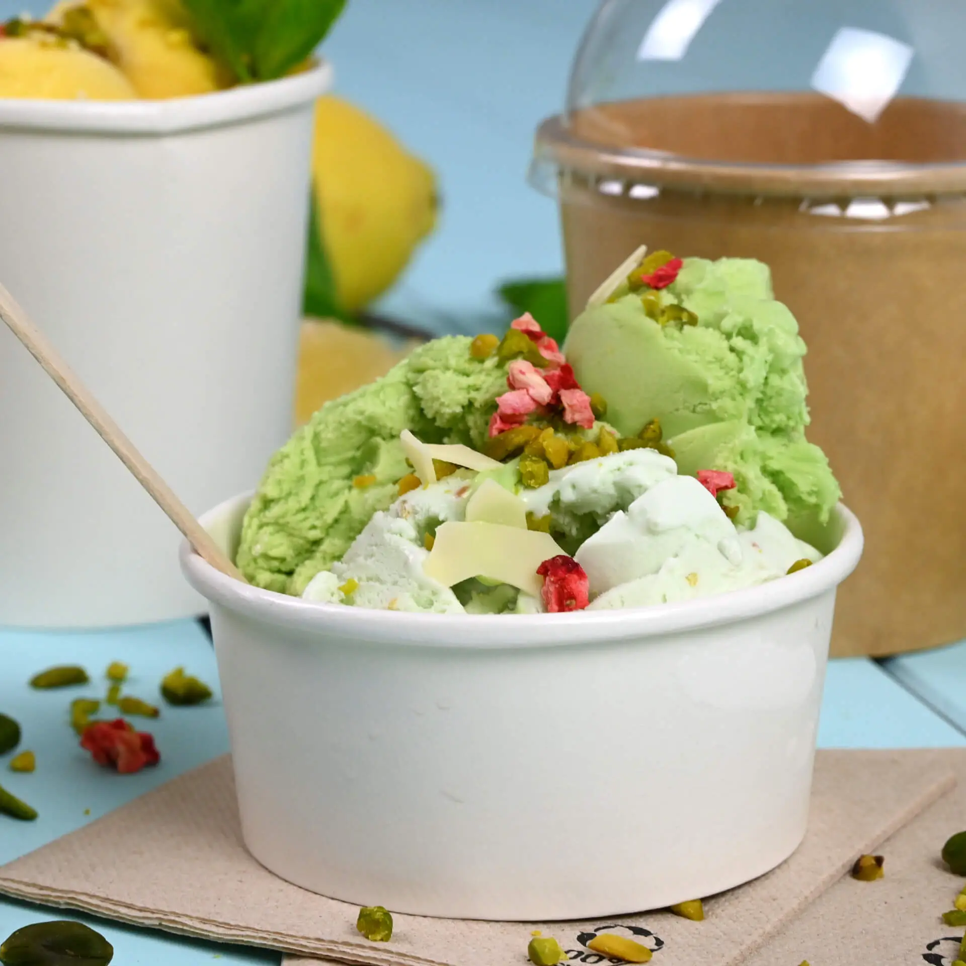 IJsbeker van karton XS, 100 ml, 4 oz / max. 180 ml, 6 oz, Ø 92 mm, wit dfc069231-eisbecher-aus-pappe-xs-100-ml-max-180-ml-92-mm-weiss-6