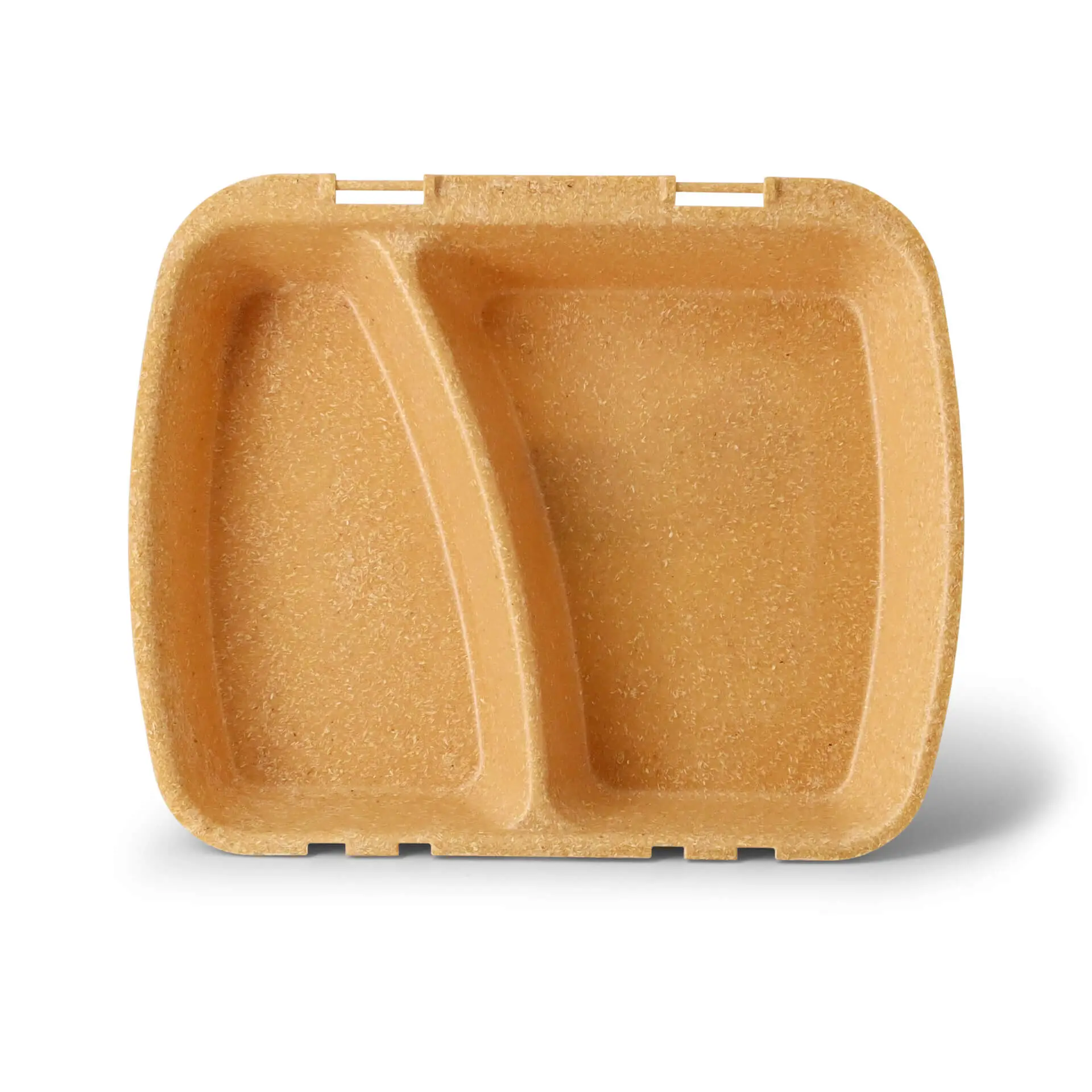 | 2 VOOR 1 | Herbruikbare menuboard "merways Box" 24,5 x 20 x 4,5 cm, 2 kamers, HP4/2, karamel / bruin