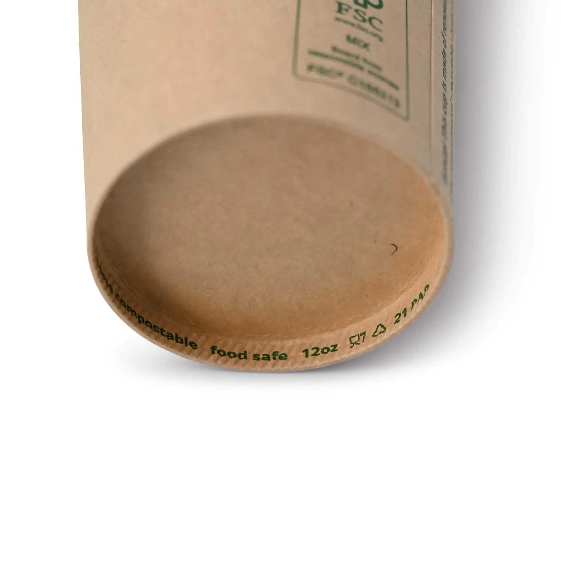 Kartonnen beker 300 ml / 12 oz, Ø 90 mm, kraft dhd045141-pappbecher-300-ml-12-oz-90-mm-braun-4