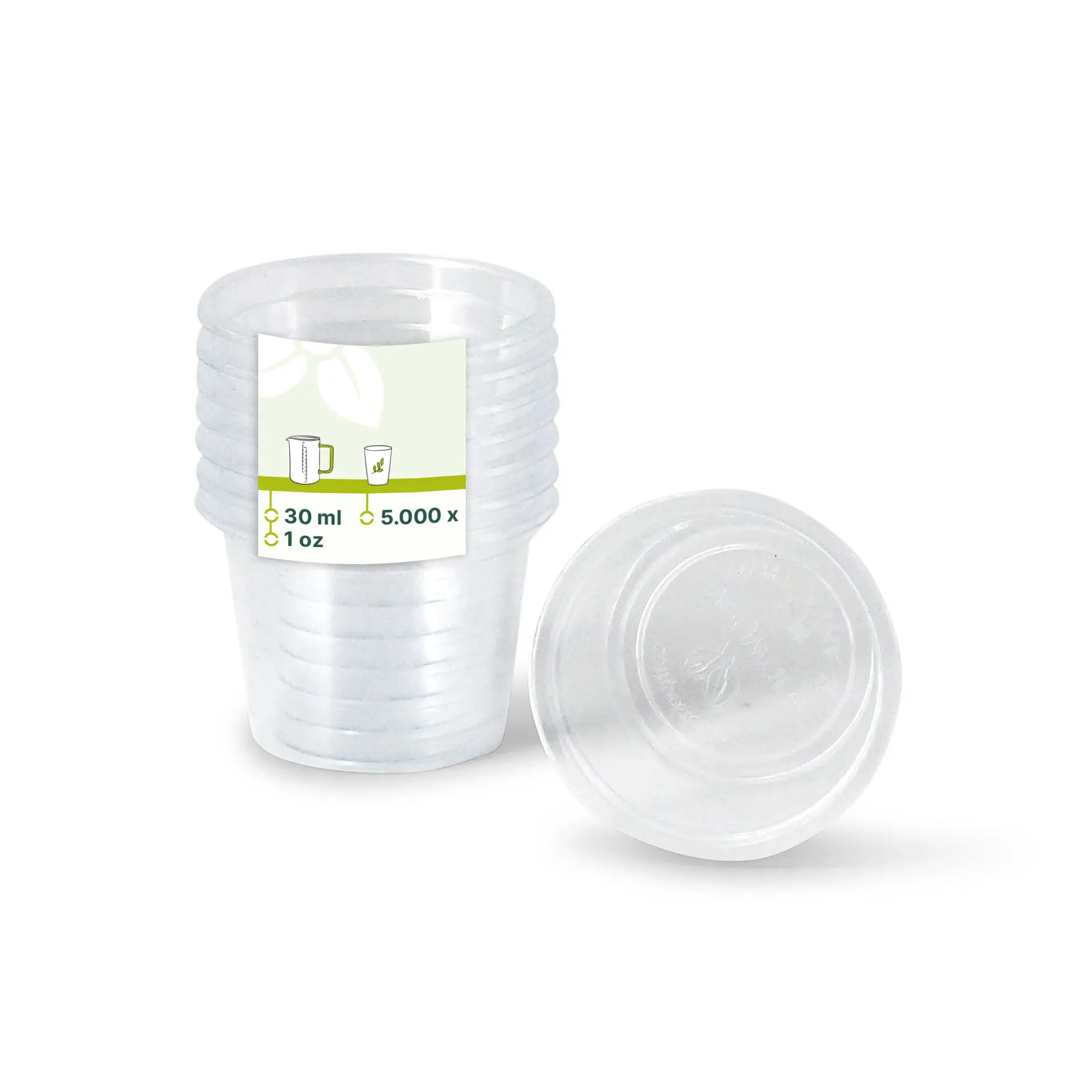Cup van PLA 30 ml, Ø 45 mm