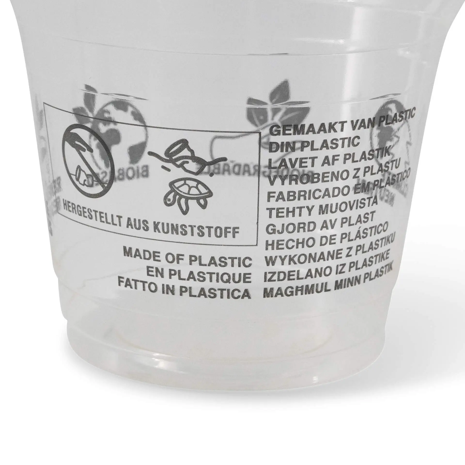 Smoothie beker van PLA 200 ml / 8 oz, Ø 96 mm