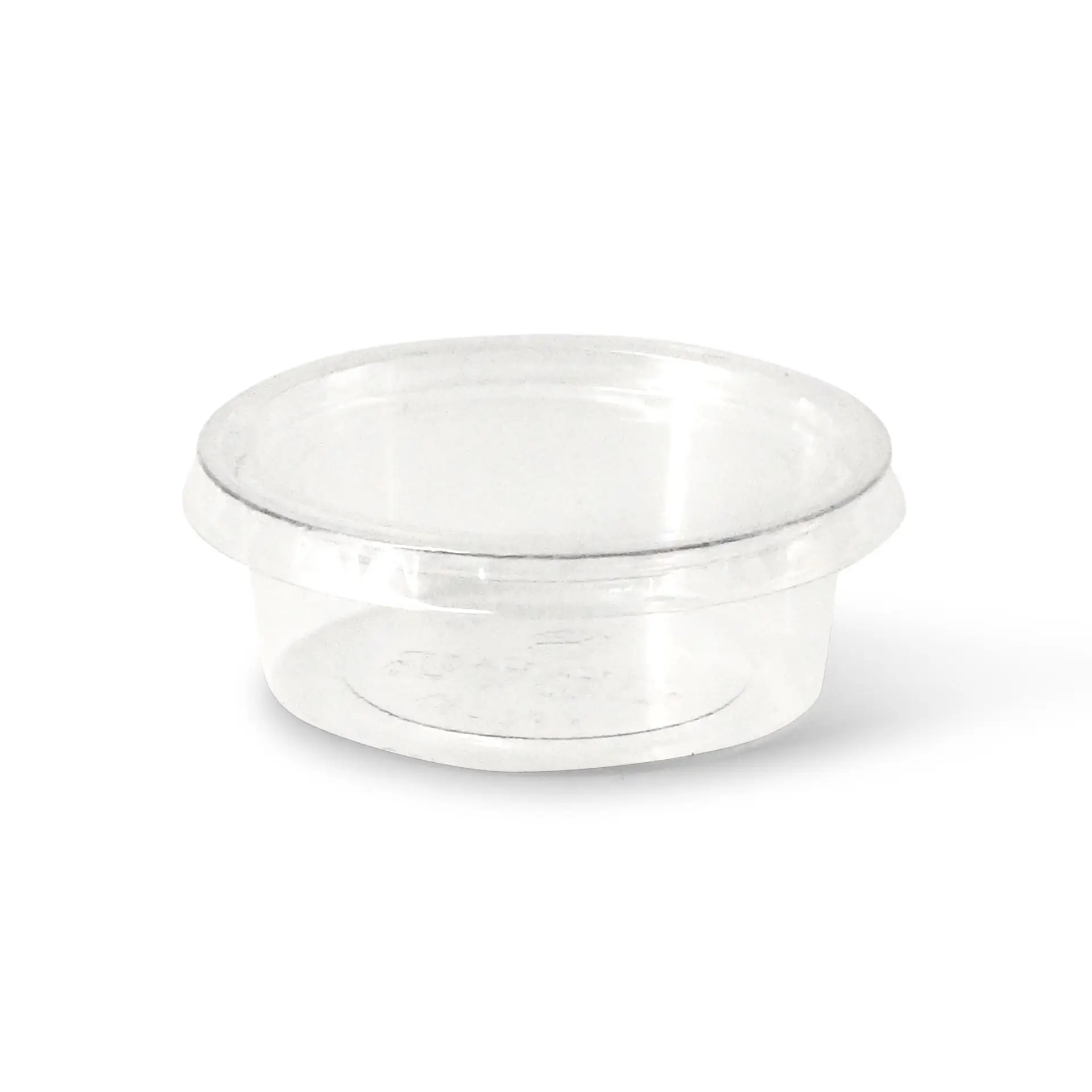 PLA cup 60 ml / 2 oz, Ø 70 mm, transparant