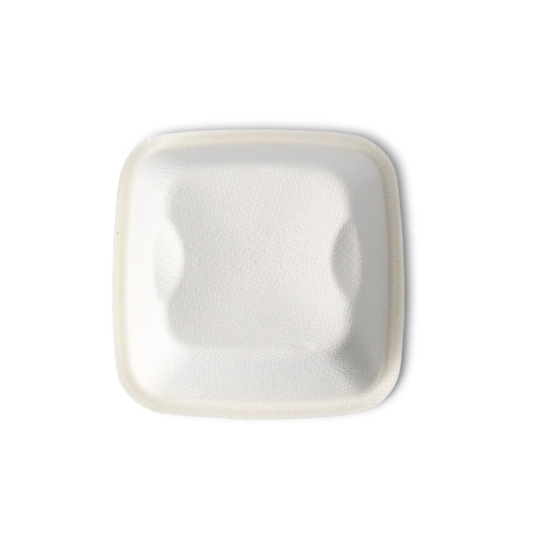 Suikerriet portiebeker 70 ml, 80 x 80 x 27 mm, vierkant Suikerriet portiebeker 70 ml, 80 x 80 x 27 mm, vierkant
