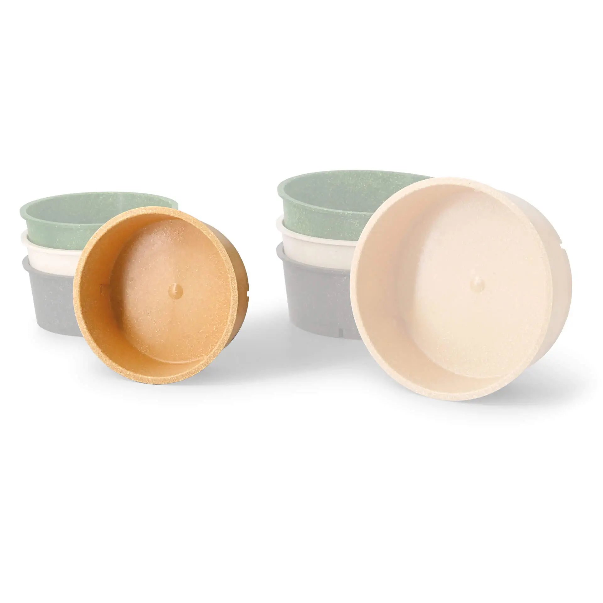 | 2 VOOR 1 | Herbruikbare schaaltjes "merways Bowl" 650 ml, Ø 150 mm, caramel / bruin