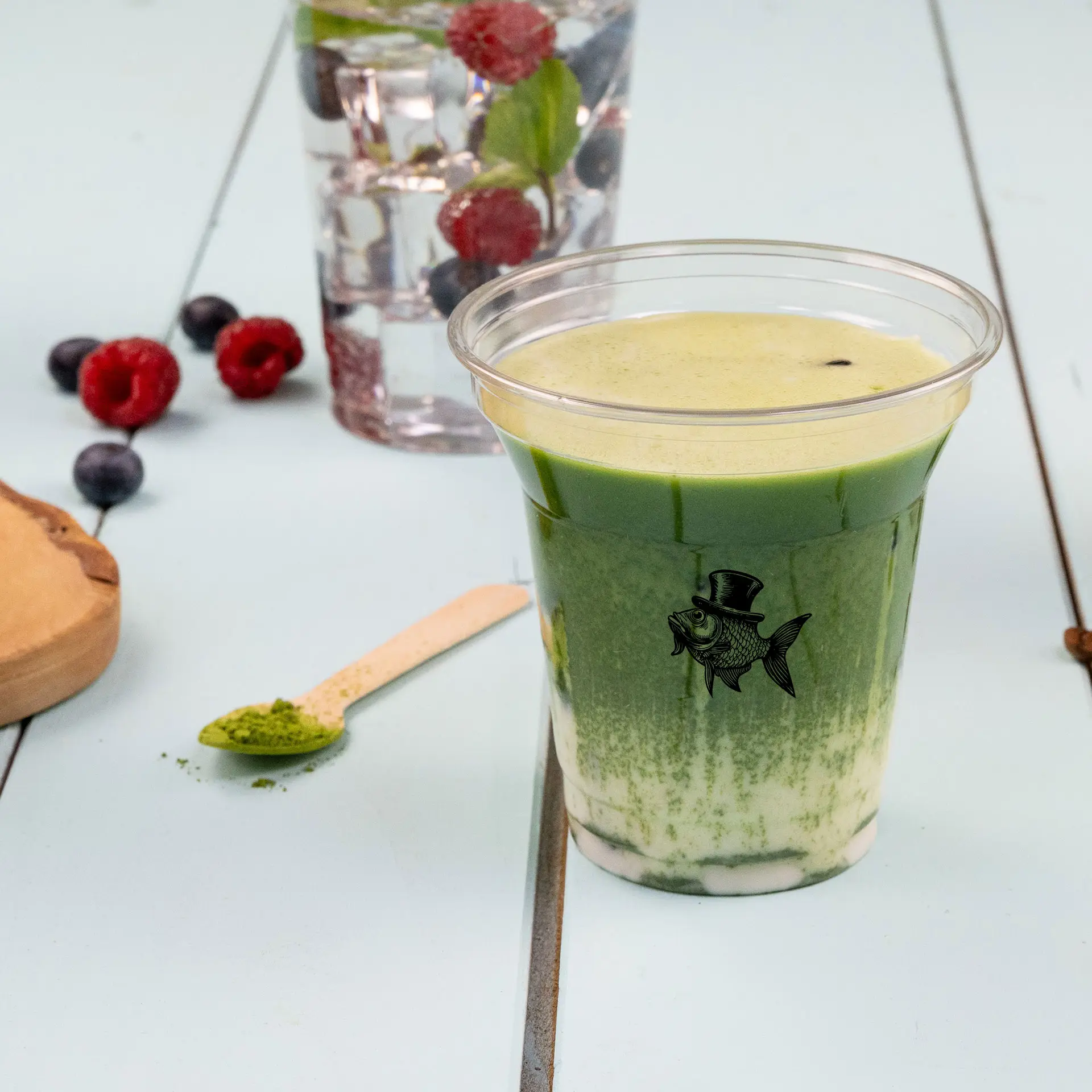 Bedrukte plastic bekers 200 ml / 8 oz, transparant, rPET