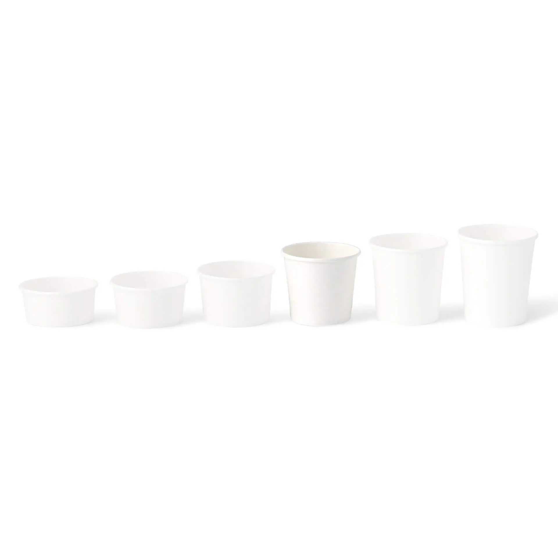 IJsbeker van karton L, 250 ml, 10 oz / max. 350 ml, 12 oz, Ø 92 mm, wit