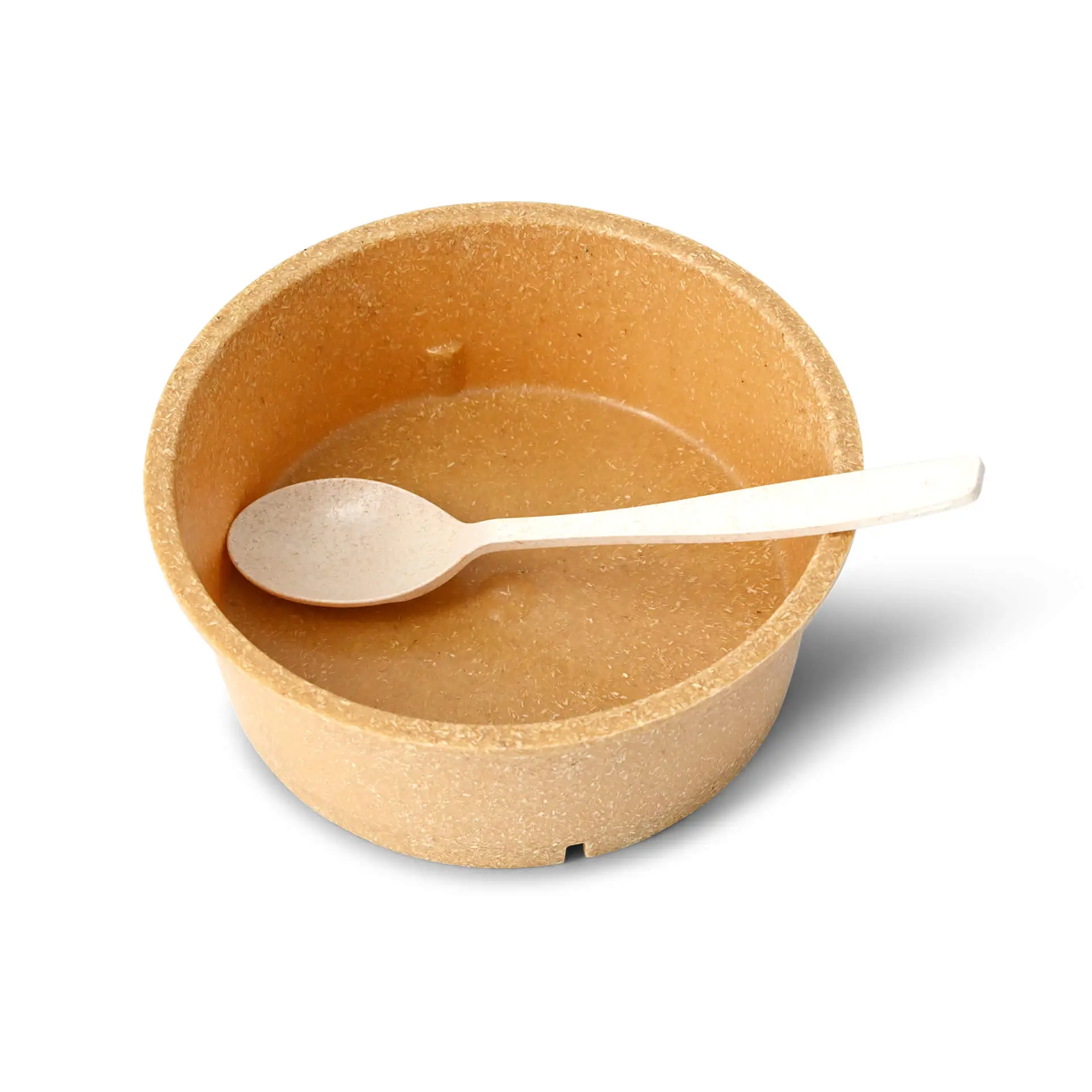 | 2 VOOR 1 | Herbruikbare schaaltjes "merways Bowl" 650 ml, Ø 150 mm, caramel / bruin