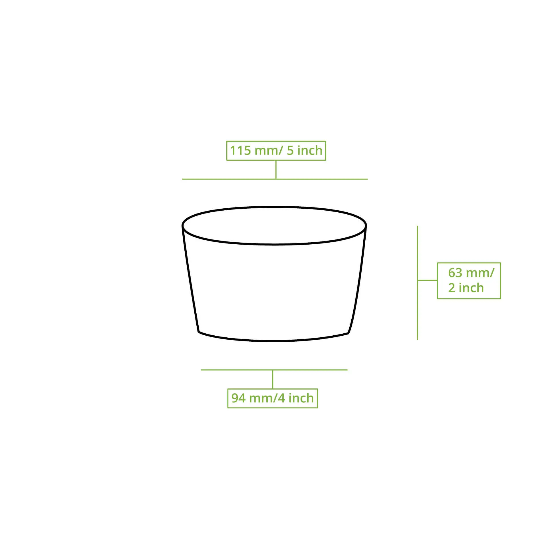 Kartonnen universele beker 300 ml / 12 oz, Ø 115 mm, "EcoUp ©" - pictogrammen Kartonnen universele beker 300 ml / 12 oz, Ø 115 mm, "EcoUp ©" - pictogrammen