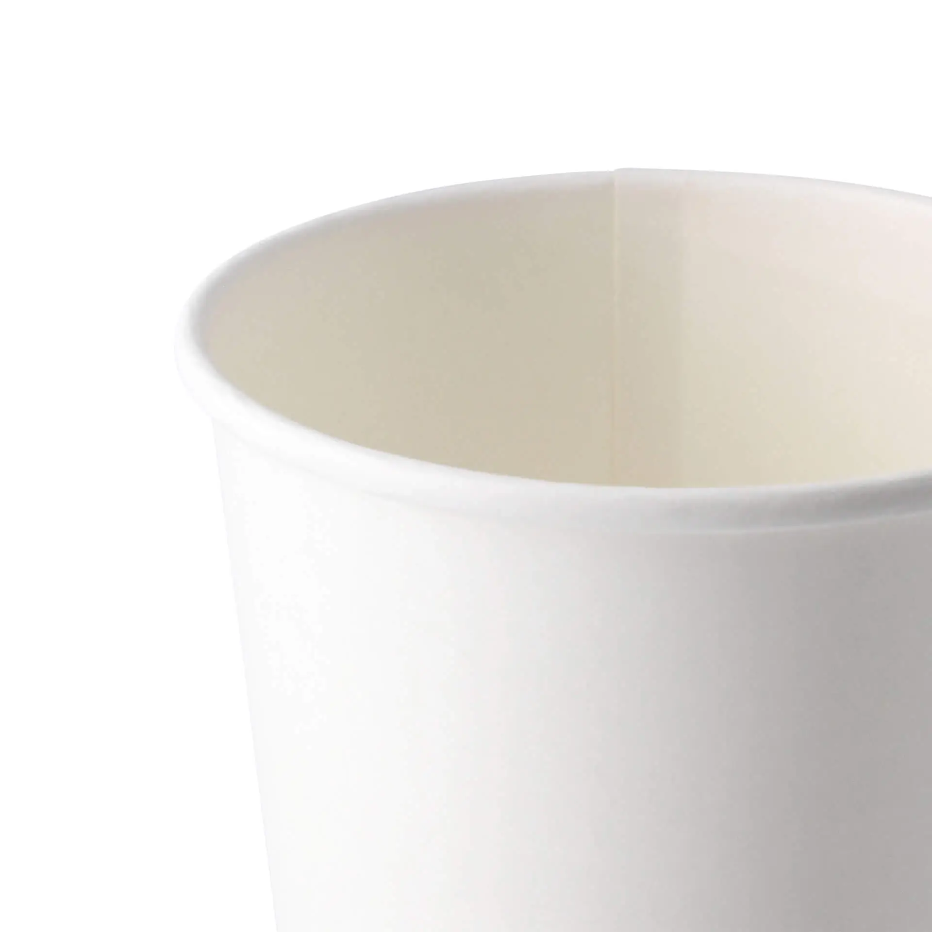 Soepbeker to go van karton (Premium) 400 ml / 16 oz, Ø 90 mm, wit, bio-gecoat
