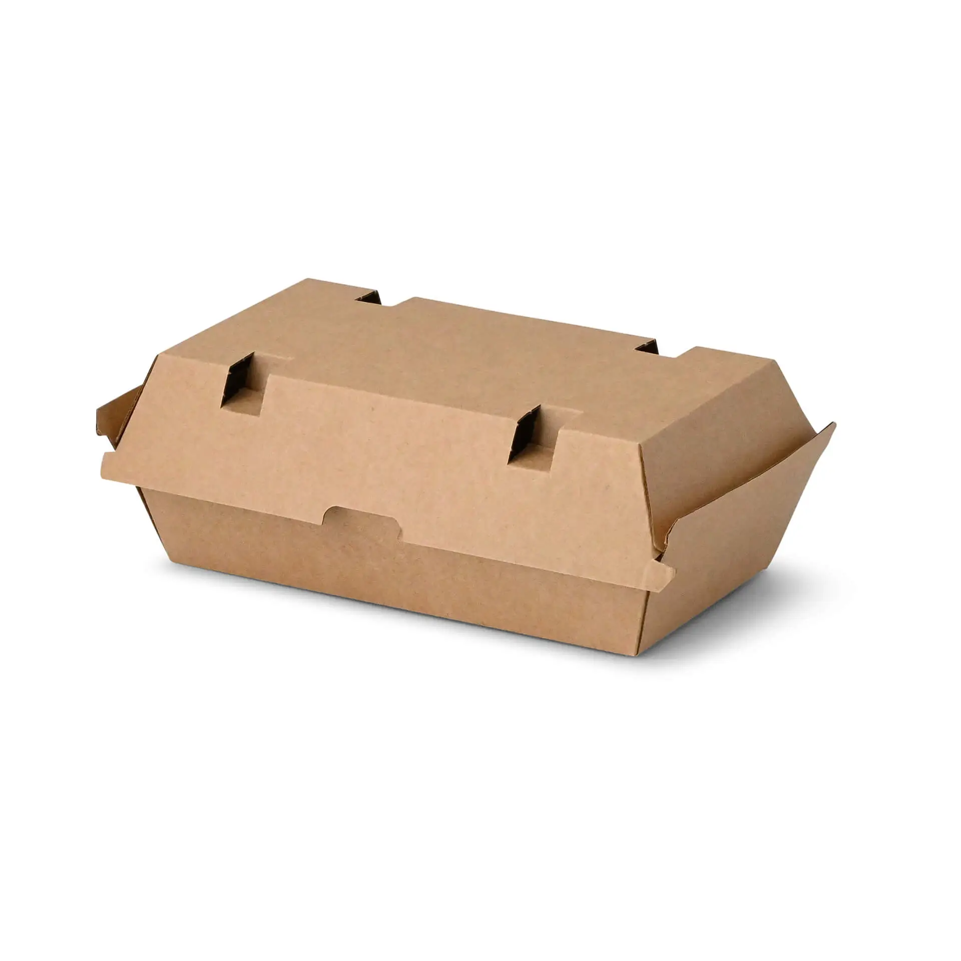 Takeaway dozen met klepdeksel 24,8 x 13 x 7,5 cm, kraft karton dfc04325-boxen-mit-klappdeckel-248-x-13-x-75-cm-kraftkarton-braun-1