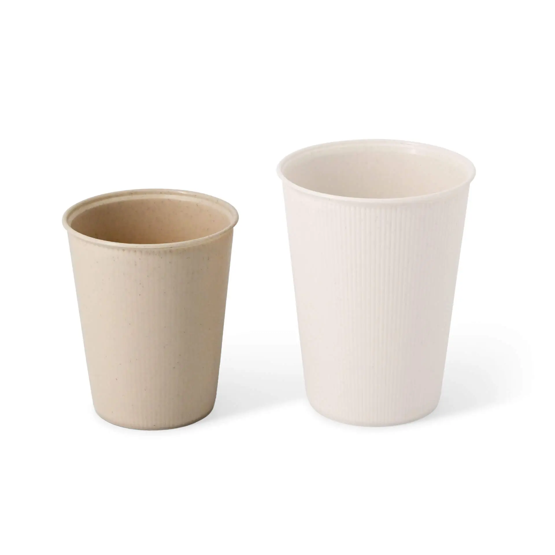 Herbruikbare geribbelde beker 250 ml / 10 oz, Ø 80 mm, creme-wit dhd04700-mehrweg-riffelbecher-250-ml-10-oz-80-mm-creme-weiss-10