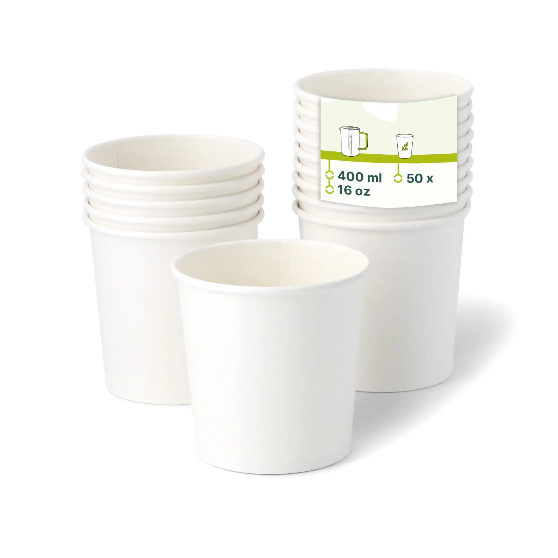 IJsbeker van karton XL, 300 ml, 12 oz / max. 400 ml, 14 oz, Ø 92 mm, wit IJsbeker van karton XL, 300 ml, 12 oz / max. 400 ml, 14 oz, Ø 92 mm, wit