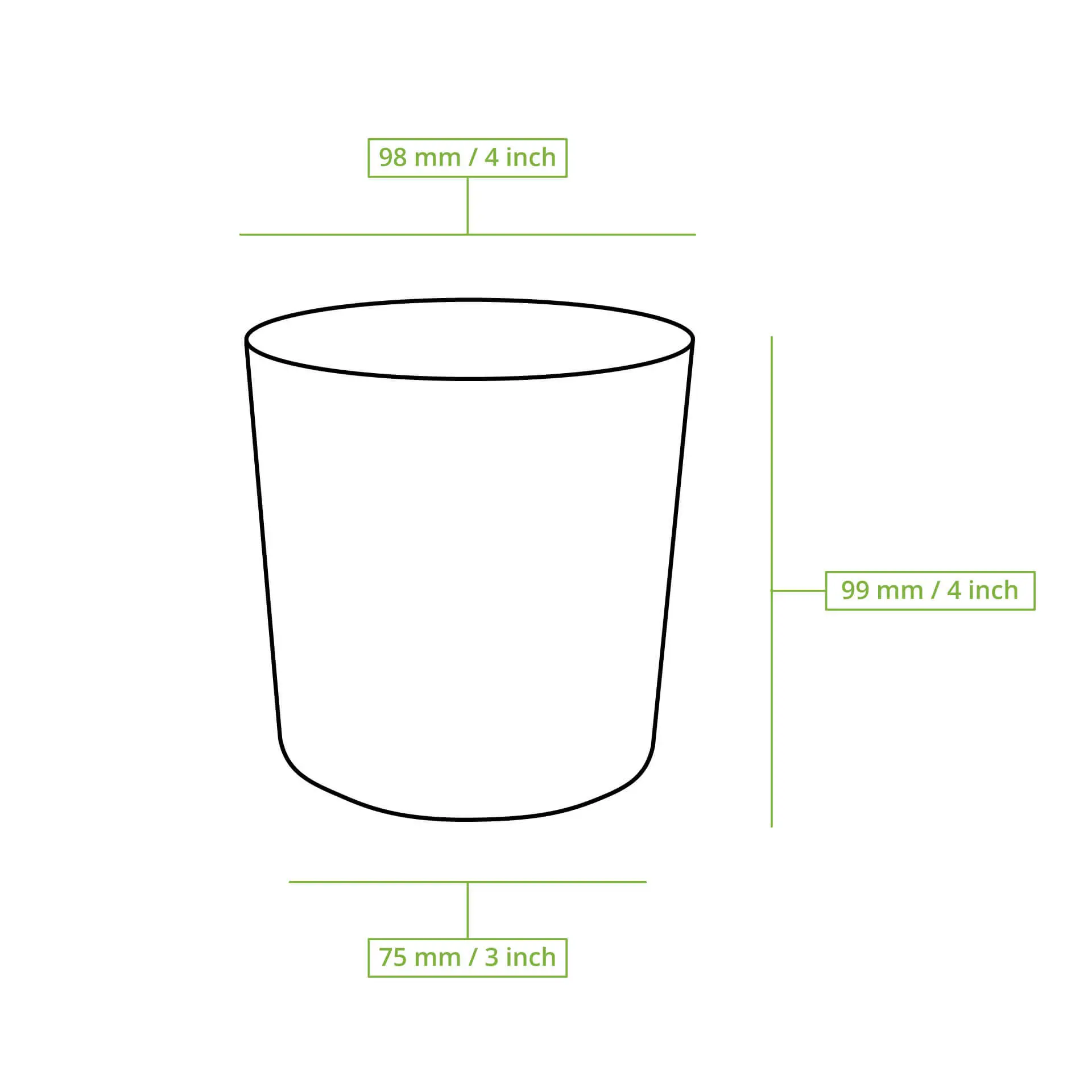 Herbruikbare beker "merways Cup "400 ml, Ø 95 mm, peper/grijs Herbruikbare beker "merways Cup "400 ml, Ø 95 mm, peper/grijs